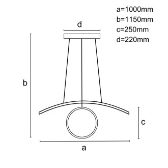 NEDES - LED svítidlo + dálkový ovladač 55W - J4305/B