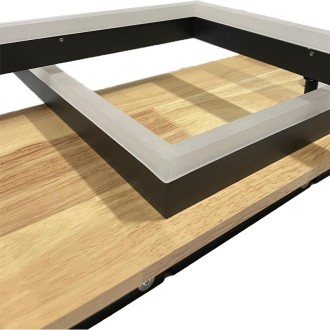 NEDES - LED stropní svítidlo s dálkovým ovladačem 85W - TA1302/BW