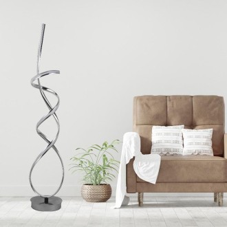 NEDES - LED designová stojací lampa 80W - JF2302/CH