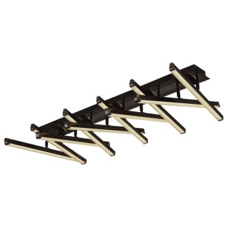 NEDES - LED stropní svítidlo s dálkovým ovladačem 125W - J3372/BCH