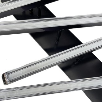 NEDES - LED stropní svítidlo s dálkovým ovladačem 125W - J3372/BCH