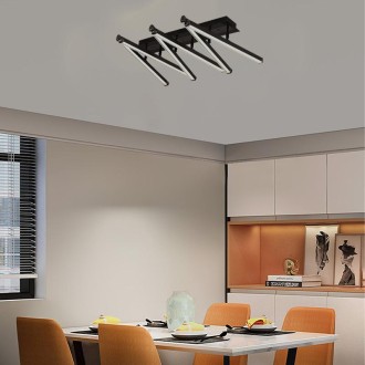 NEDES - LED stropní svítidlo s dálkovým ovladačem 75W - J3371/BCH