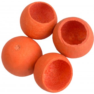 Dekorace - Bell cup 4-5 cm - oranžový 4 ks