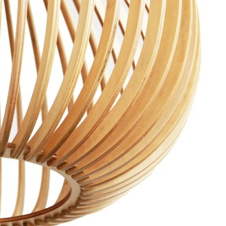 NEDES - Závěsný lustr z masivního dřeva E27 / 310 - WRE081