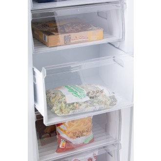 Šuplíkový mrazák - střibrnný, No Frost, 240 L - DOMO DO91204F