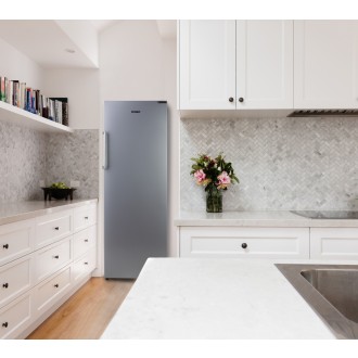 Šuplíkový mrazák - střibrnný, No Frost, 240 L - DOMO DO91204F