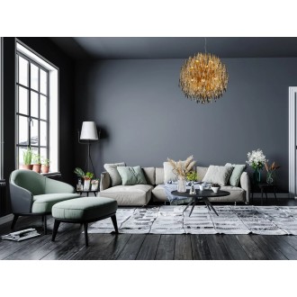 NEDES - Luxusní závěsný křišťálový lustr 24 x G9 - CA061/800G