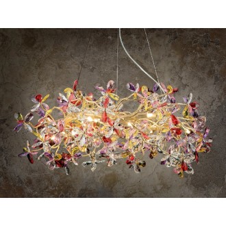 NEDES - Luxusní závěsný křišťálový lustr 16 x G9 - CA032/800