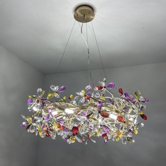 NEDES - Luxusní závěsný křišťálový lustr 16 x G9 - CA032/800