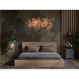 NEDES - Luxusní závěsný křišťálový lustr 16 x G9 - CA032/800