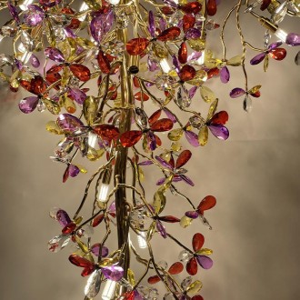 NEDES - Luxusní závěsný křišťálový lustr 30 x G9 - CA032/2000H