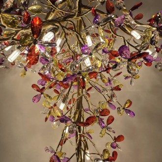 NEDES - Luxusní závěsný křišťálový lustr 30 x G9 - CA032/2000H