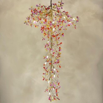 NEDES - Luxusní závěsný křišťálový lustr 30 x G9 - CA032/2000H