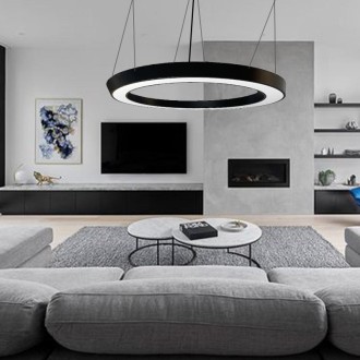 NEDES - LED závěsné svítidlo na lanku 60W / 4000K - LCL7424-H