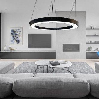 NEDES - LED závěsné svítidlo na lanku 60W / 4000K - LCL7424-H