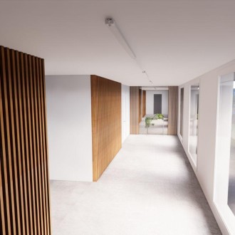 NEDES - LED nadpojovací svítidlo + senzor 36W / IP65 /1200 / 4000K - LNL322/1S