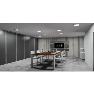 NEDES - LED panel 24W / PSSF / SMD / 4000K / WH - LPL425