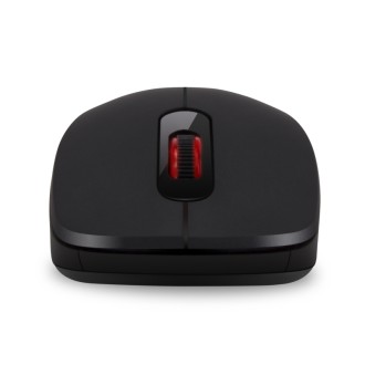 Connect IT MUTE bezdrátová optická tichá myš, USB (+1x AA baterie) - černá