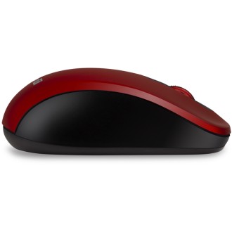 Connect IT MUTE bezdrátová optická tichá myš, USB (+1x AA baterie) - červená