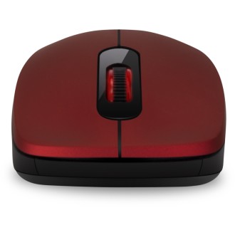 Connect IT MUTE bezdrátová optická tichá myš, USB (+1x AA baterie) - červená