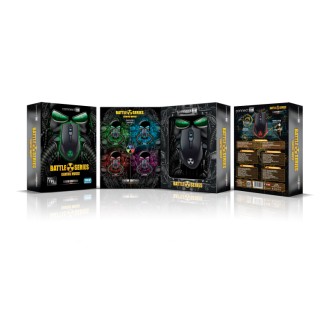 Connect IT Battle Rnbw optická herní myš - černá