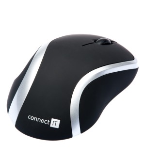 Connect IT bezdrátová laserová myš WM2200 (+2x AAA baterie) - stříbrná