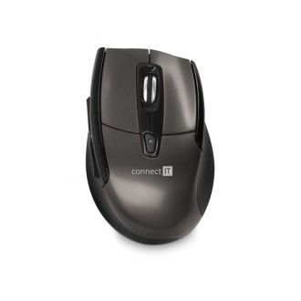 Connect IT bezdrátová laserová myš (+ 2x AAA baterie) - černá