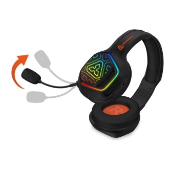Connect IT Biohazard Blast herní bezdrátová sluchátka s mikrofonem, 1xJack+USB - černá