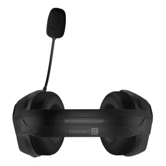 Connect IT Biohazard Blast herní bezdrátová sluchátka s mikrofonem, 1xJack+USB - černá