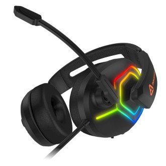 Connect IT Biohazard herní sluchátka s mikrofonem, 1xJack+USB - černá