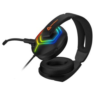 Connect IT Biohazard herní sluchátka s mikrofonem, 1xJack+USB - černá