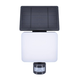Solight LED solární osvětlení se senzorem, 11W, 1200lm, 3 CCT, Li-Ion, černá