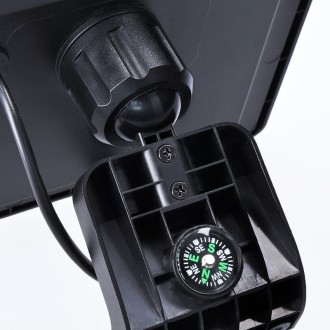 Solight LED solární osvětlení se senzorem, 11W, 1200lm, 3 CCT, Li-Ion, černá