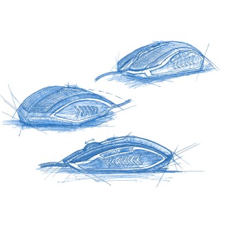 Connect IT Doodle herní myš - černá