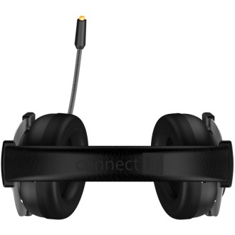 Connect IT Doodle RGB herní sluchátka s mikrofonem, 2xJack+USB - černá