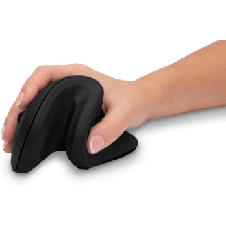 Connect IT For Health ErgoMax ergonomická vertikální bezdrátová myš (+1x AA baterie) - černá