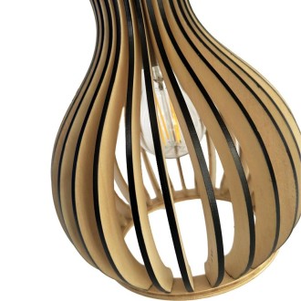 NEDES - Závěsný lustr z masivního dřeva E27 / 200 - WRE111