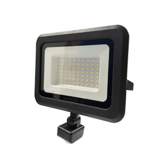 NEDES - LED černý reflektor 50W / 4000K - LF0024S