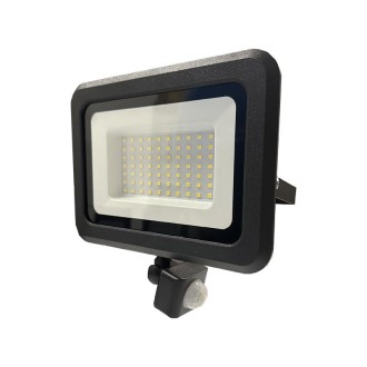 NEDES - LED černý reflektor 50W / 4000K - LF0024S