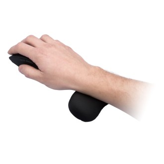 Connect IT For Health zápěstní opěrka před myš z paměťové pěny - černá