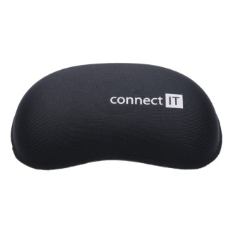 Connect IT For Health zápěstní opěrka před myš z paměťové pěny - černá
