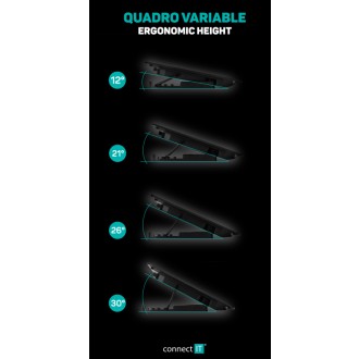 Connect IT FrostBreeze chladicí podložka pod notebook - černá