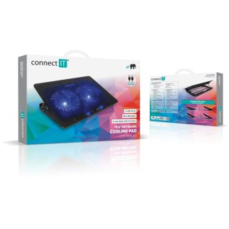 Connect IT FrostBreeze chladicí podložka pod notebook - černá