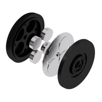 Connect IT InCarz 4StrongFix univerzální magnetický držák do auta, 4 magnety - černá