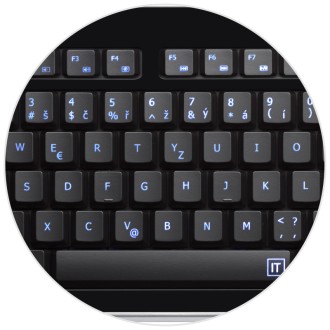 Connect IT klávesnice, LED podsvícená, USB, CZ/SK - černá