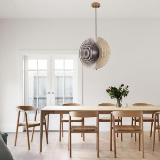 NEDES - Závěsné svítidlo z masivního dřeva E27 / 590 - WRE073