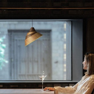 NEDES - Svítidlo masivní dřevo E27 / 330 - WRE031