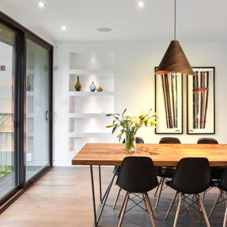 NEDES - Svítidlo masivní dřevo E27 / 330 - WRE021