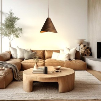 NEDES - Svítidlo masivní dřevo E27 / 330 - WRE021