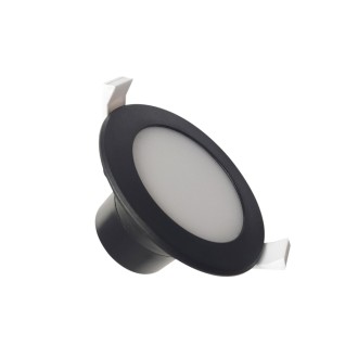 NEDES - LED svítidlo 7W / IP44 / DR01 / SMD / 4000K / BK - LDL153/B